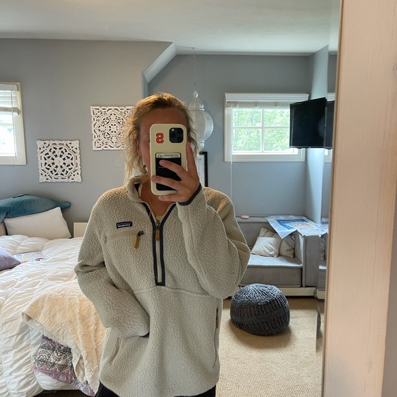 patagonia women's retro pile fleece marsupial pelican